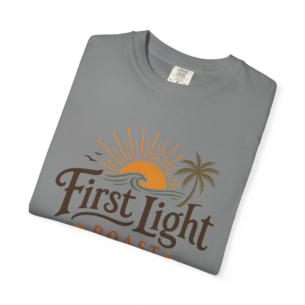 First Light Roast T-Shirt — Sunrise Coffee Logo Tee