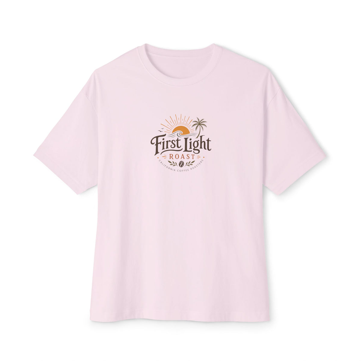 First Light Resort Tee — Oversized Boxy White T-Shirt