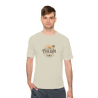 First Light Roast Coffee Tee — Sunrise Logo Moisture-Wicking Shirt