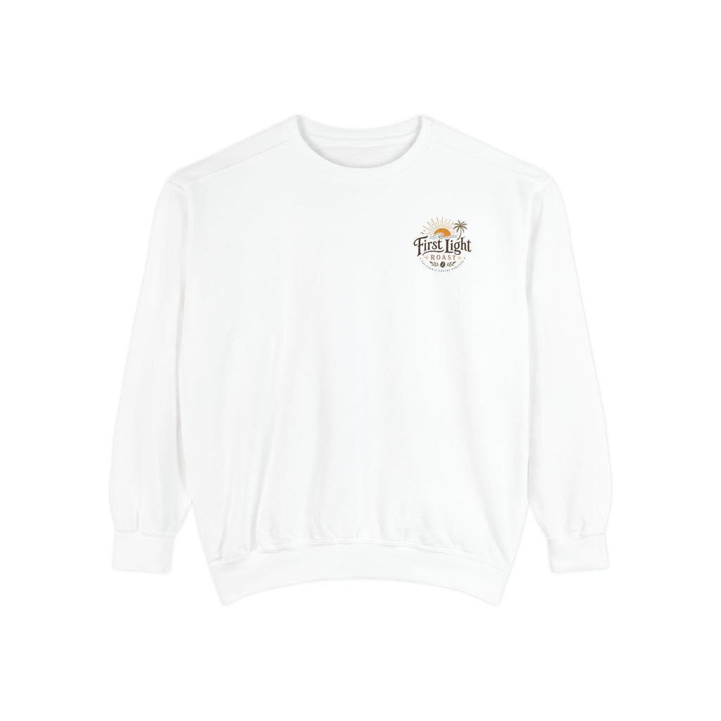 Sunrise First Light Sweatshirt — Cozy Inspirational Graphic Crewneck