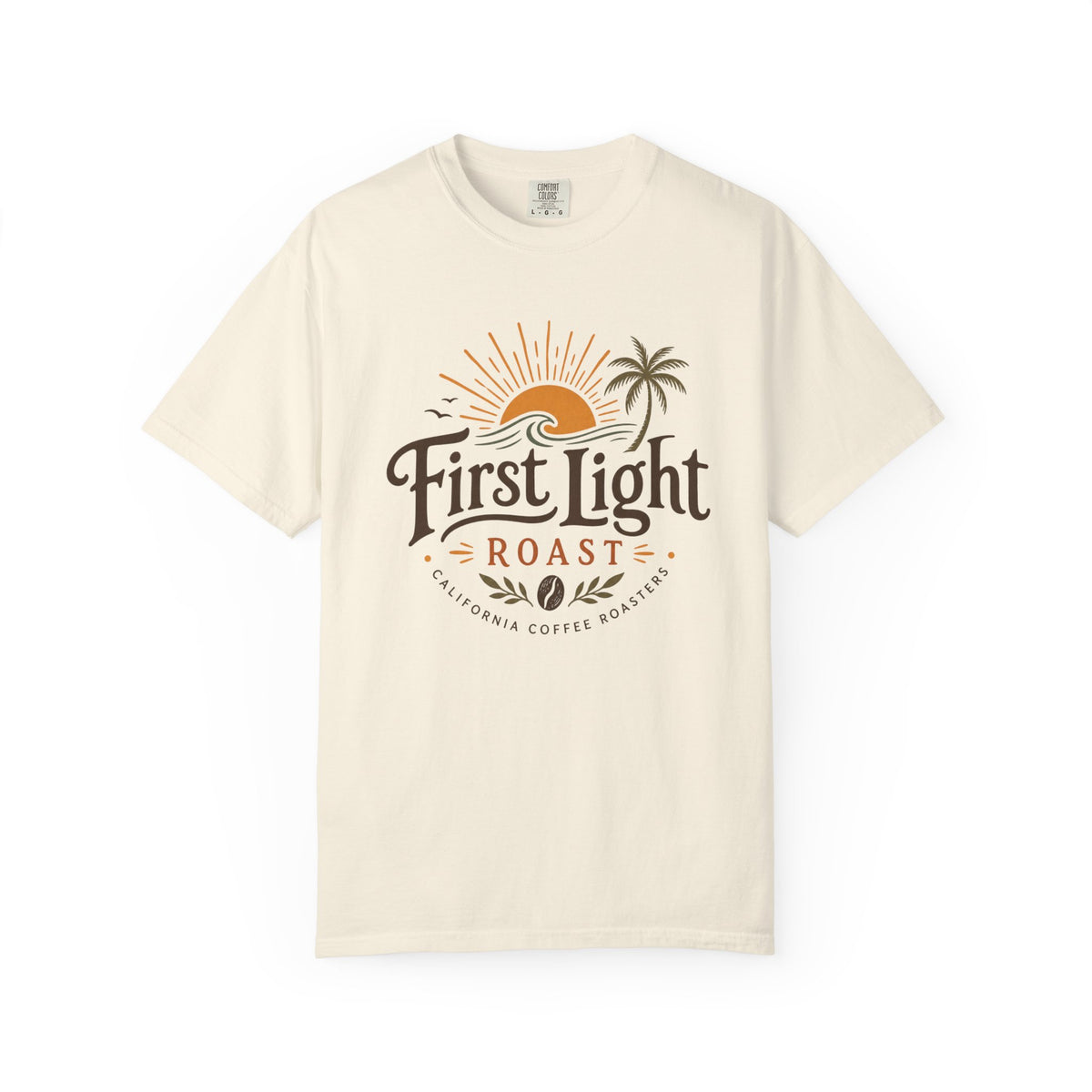 First Light Roast T-Shirt — Sunrise Coffee Logo Tee