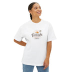 First Light Resort Tee — Oversized Boxy White T-Shirt