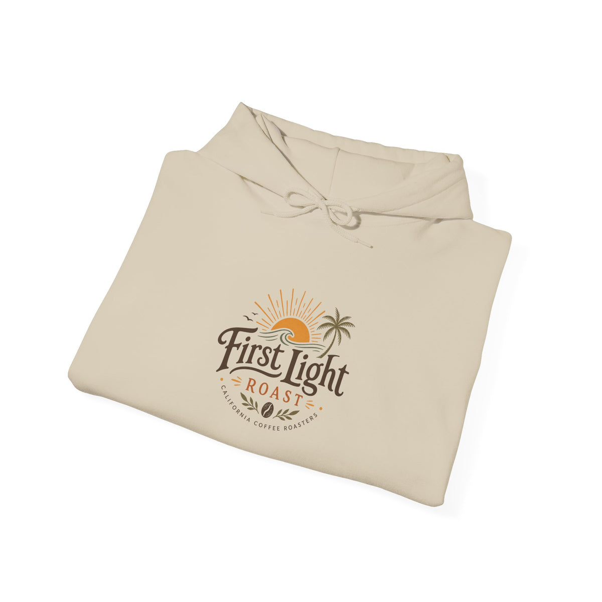 First Light Roast Hoodie — Sunrise Coffee Logo Pullover
