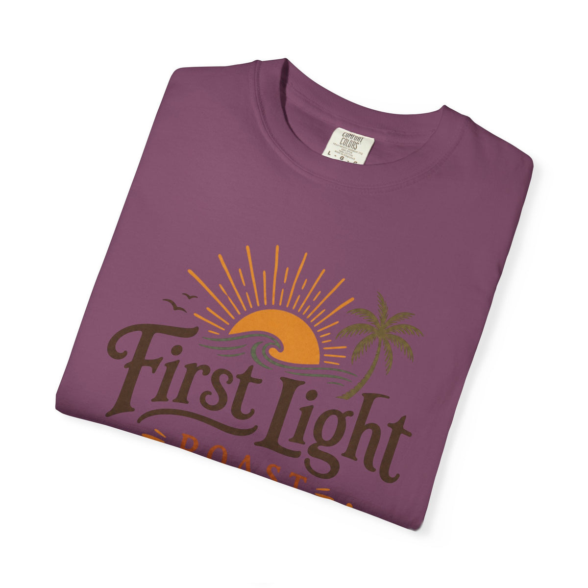 First Light Roast T-Shirt — Sunrise Coffee Logo Tee