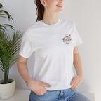 First Light Beach Tee — Retro Sunrise Logo T-Shirt