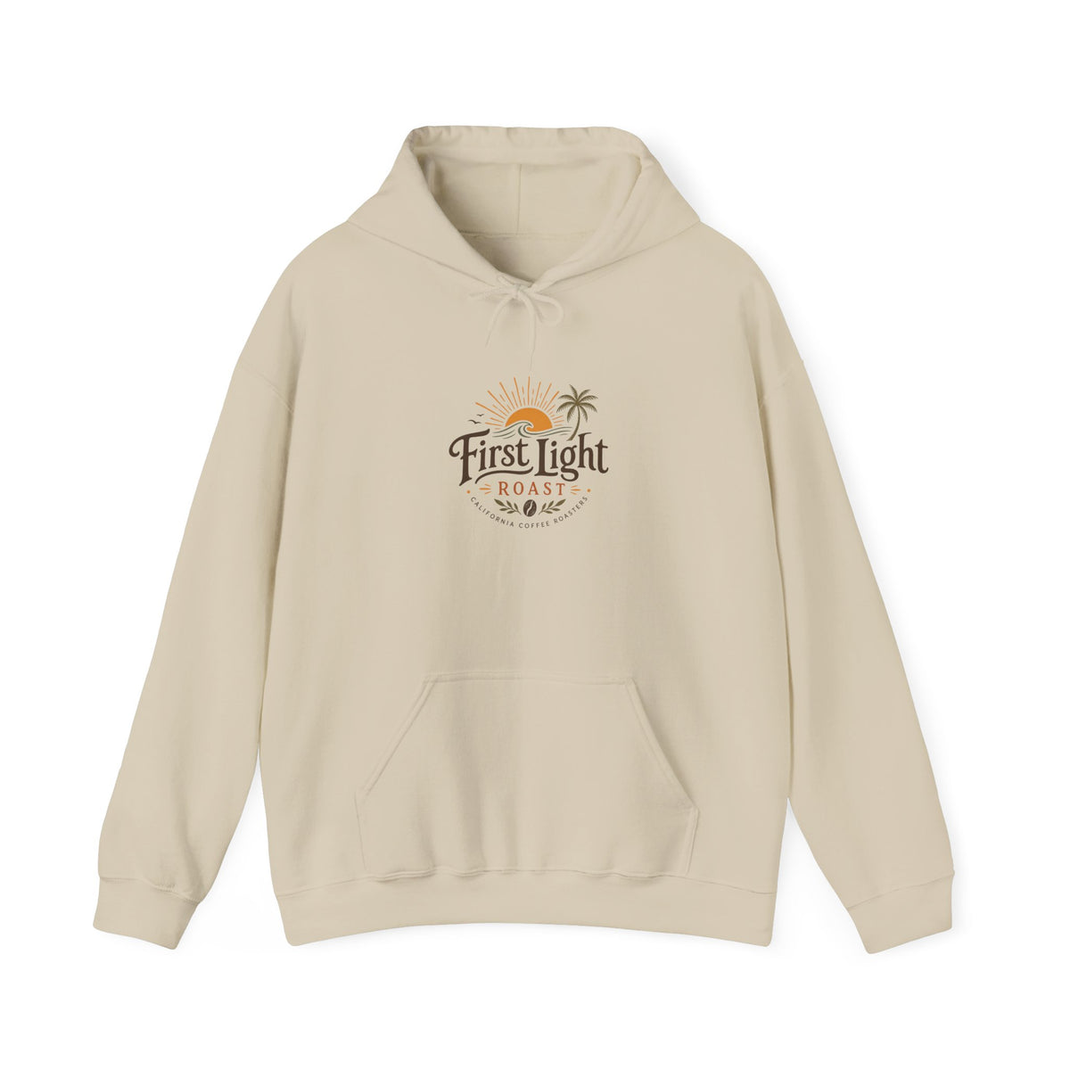 First Light Roast Hoodie — Sunrise Coffee Logo Pullover