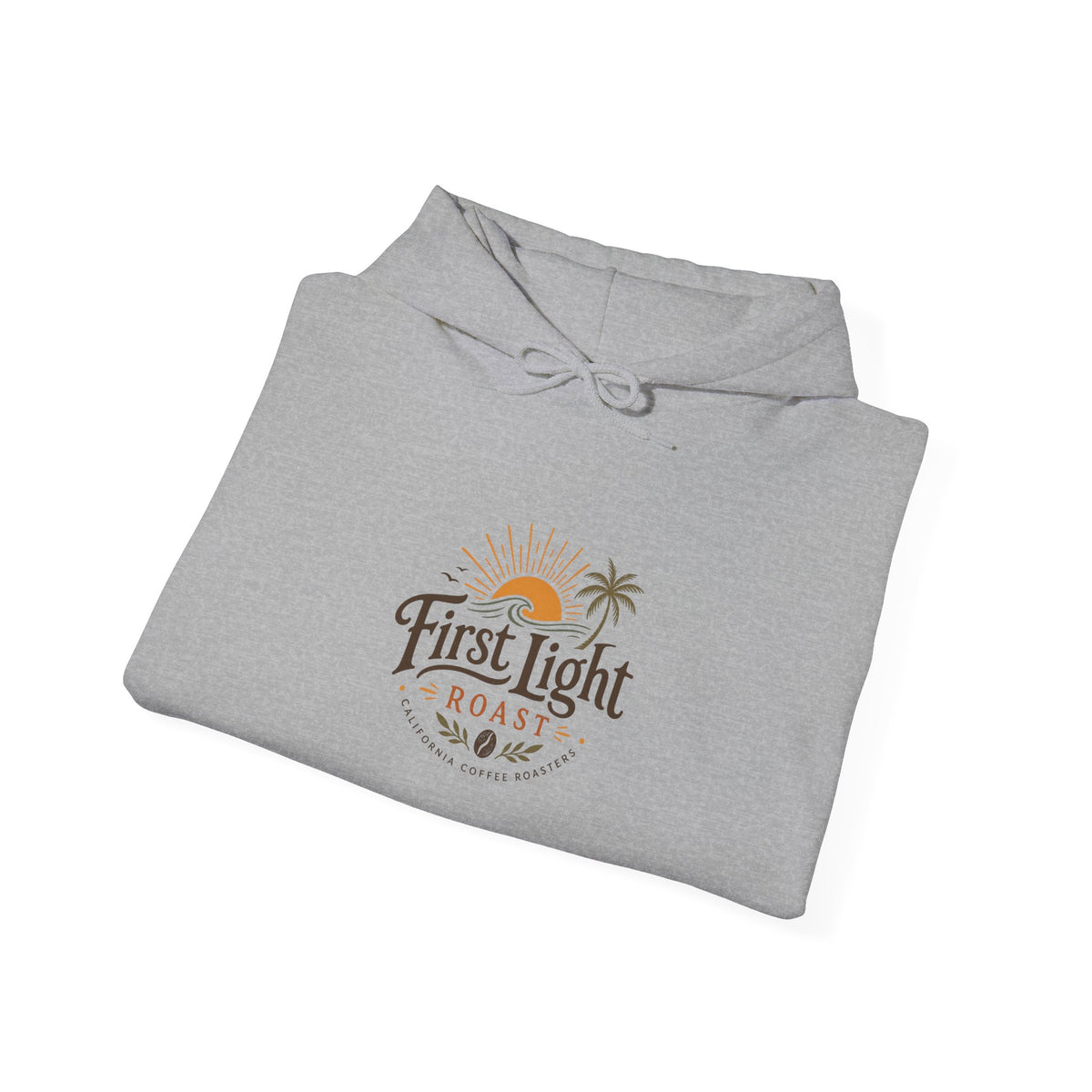 First Light Roast Hoodie — Sunrise Coffee Logo Pullover