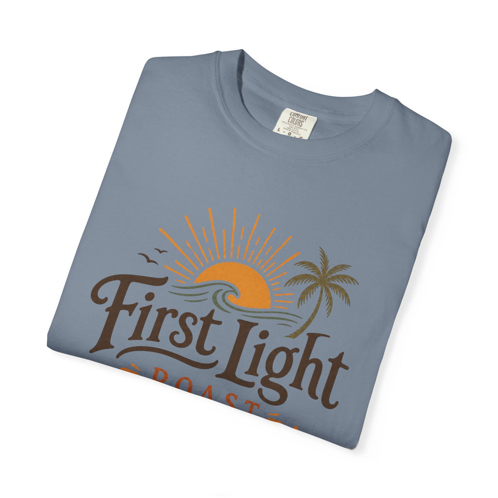 First Light Roast T-Shirt — Sunrise Coffee Logo Tee