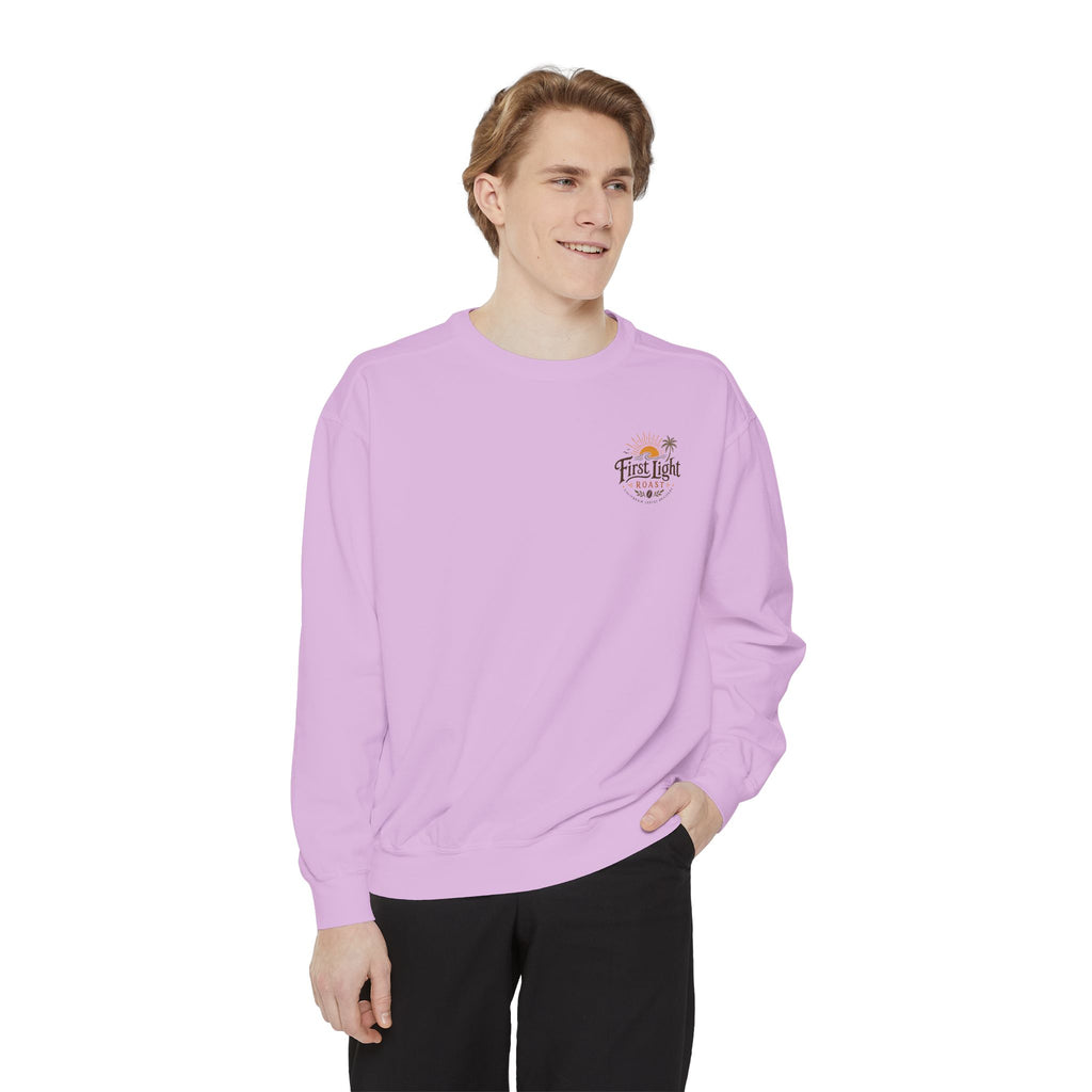 Sunrise First Light Sweatshirt — Cozy Inspirational Graphic Crewneck
