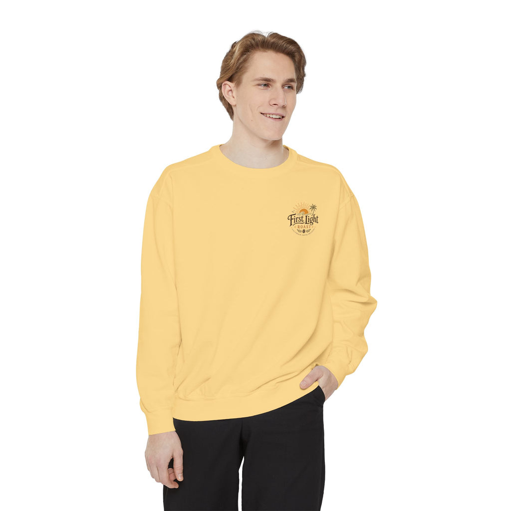Sunrise First Light Sweatshirt — Cozy Inspirational Graphic Crewneck