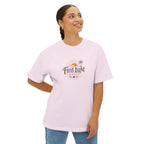 First Light Resort Tee — Oversized Boxy White T-Shirt