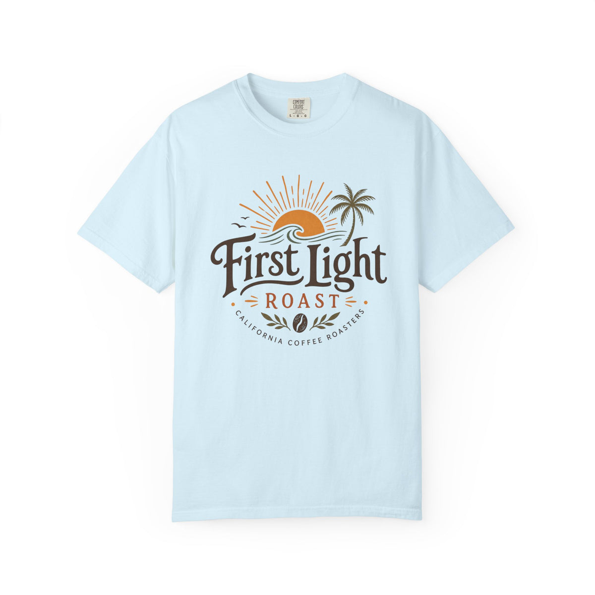First Light Roast T-Shirt — Sunrise Coffee Logo Tee