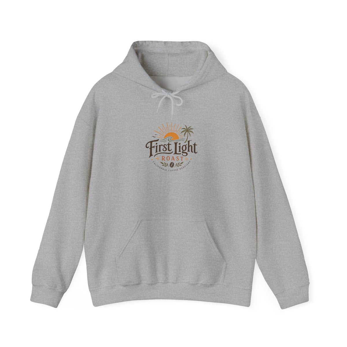 First Light Roast Hoodie — Sunrise Coffee Logo Pullover
