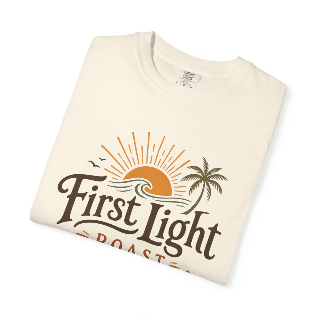 First Light Roast T-Shirt — Sunrise Coffee Logo Tee