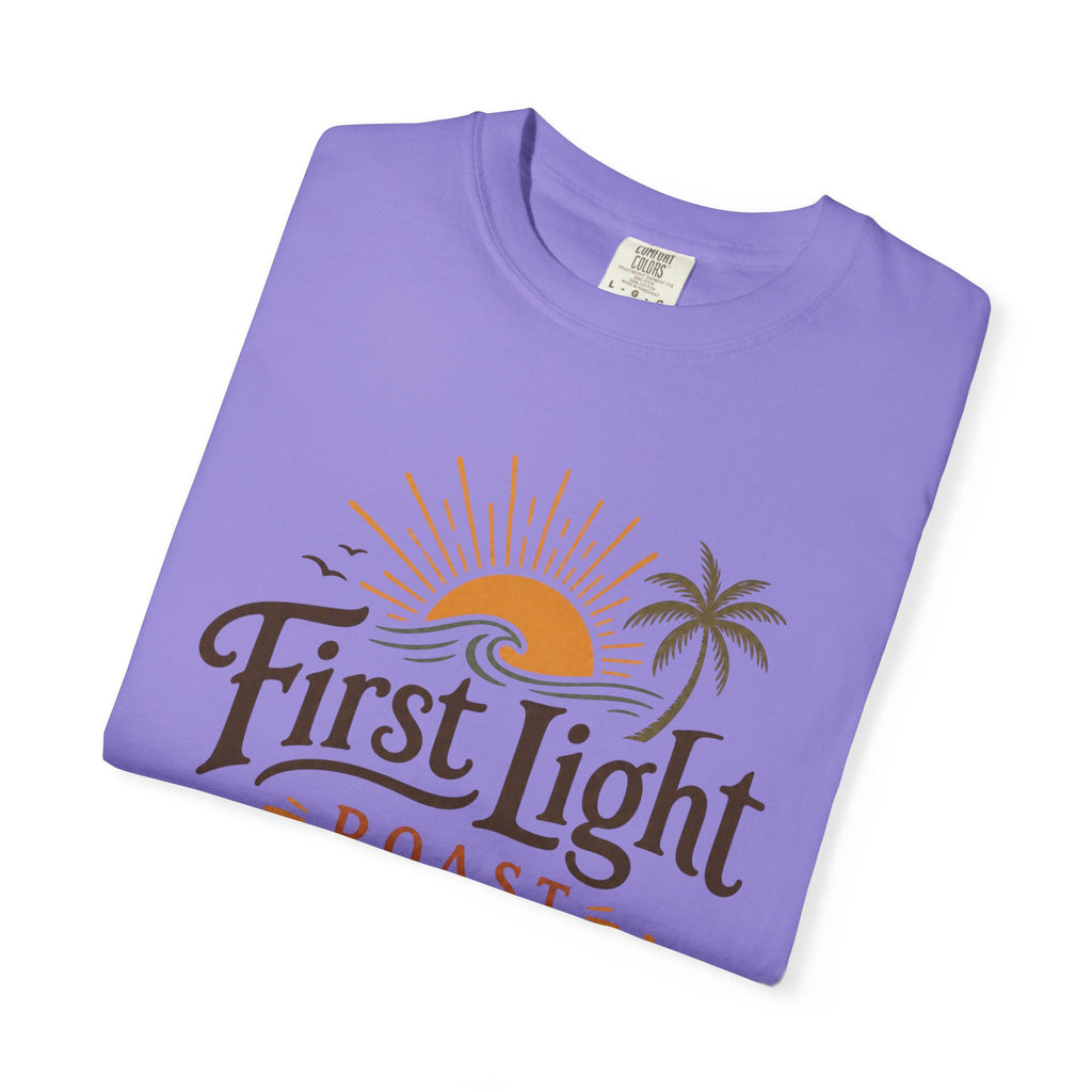 First Light Roast T-Shirt — Sunrise Coffee Logo Tee