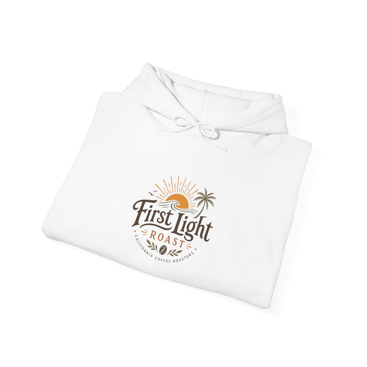 First Light Roast Hoodie — Sunrise Coffee Logo Pullover
