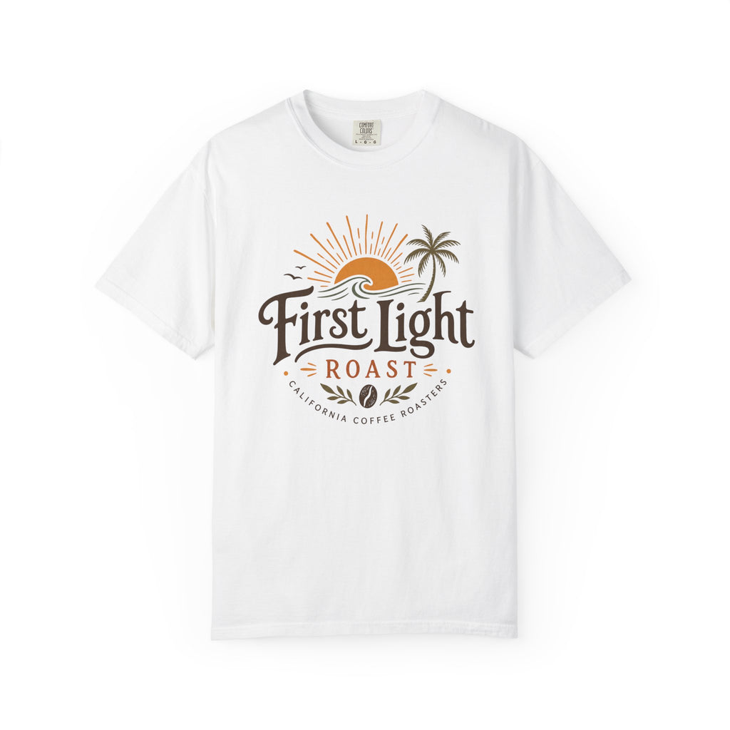 First Light Roast T-Shirt — Sunrise Coffee Logo Tee