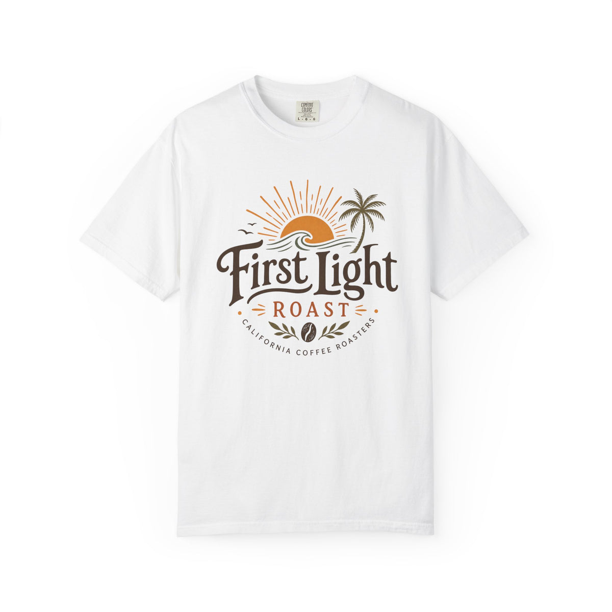 First Light Roast T-Shirt — Sunrise Coffee Logo Tee