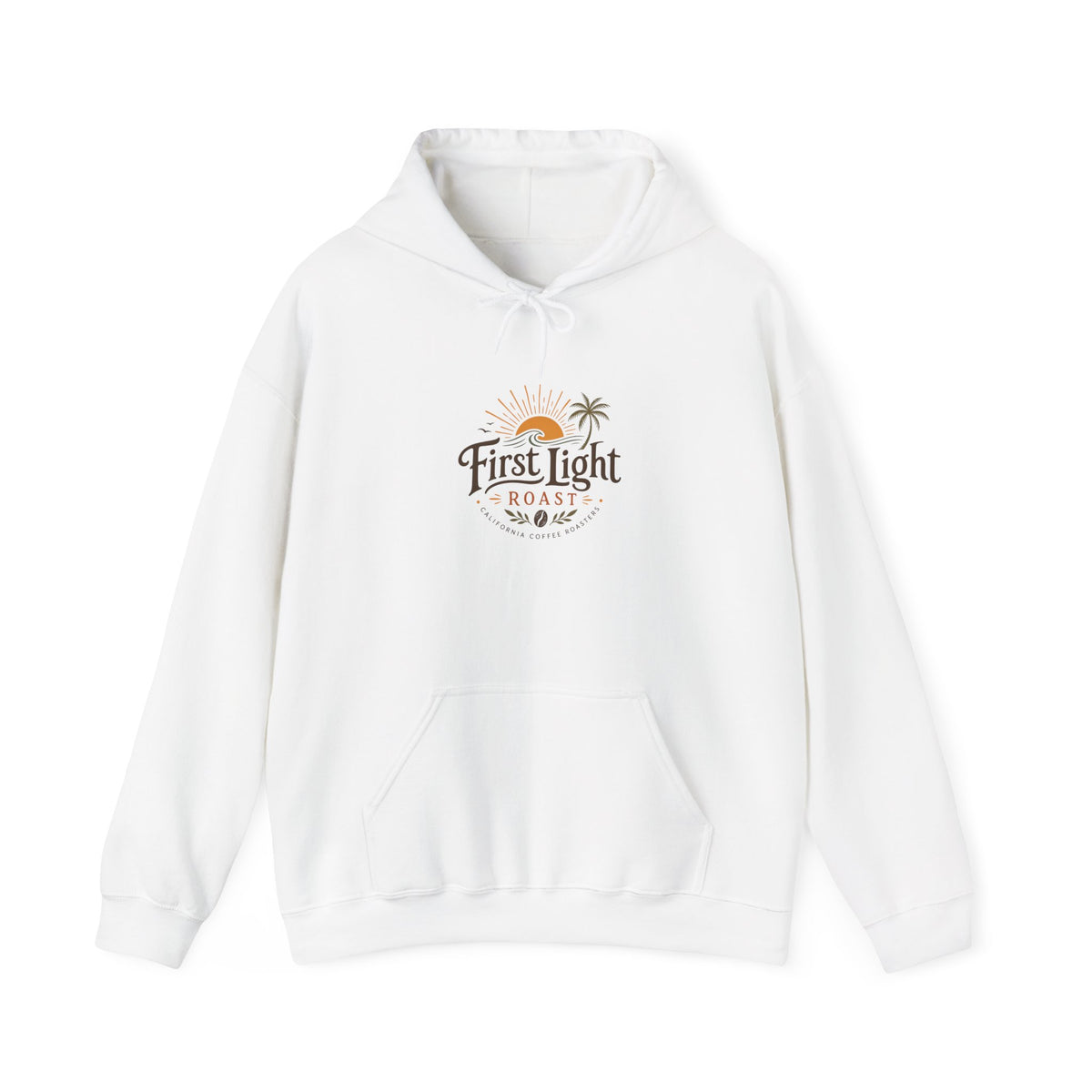First Light Roast Hoodie — Sunrise Coffee Logo Pullover
