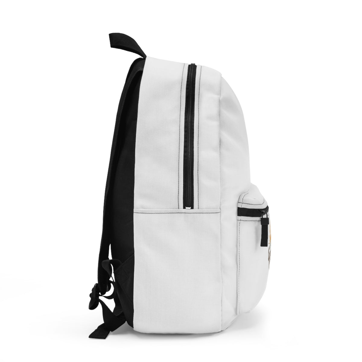 First Light Roast Logo Backpack — Coffee Brand Daypack with Sunrise Palm Design