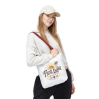 First Light Roast Tote Bag — Sunrise Coffee Logo Beach Tote
