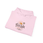 First Light Roast Hoodie — Sunrise Coffee Logo Pullover