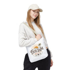 First Light Roast Tote Bag — Sunrise Coffee Logo Beach Tote