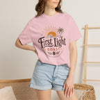 First Light Roast T-Shirt — Sunrise Coffee Logo Tee