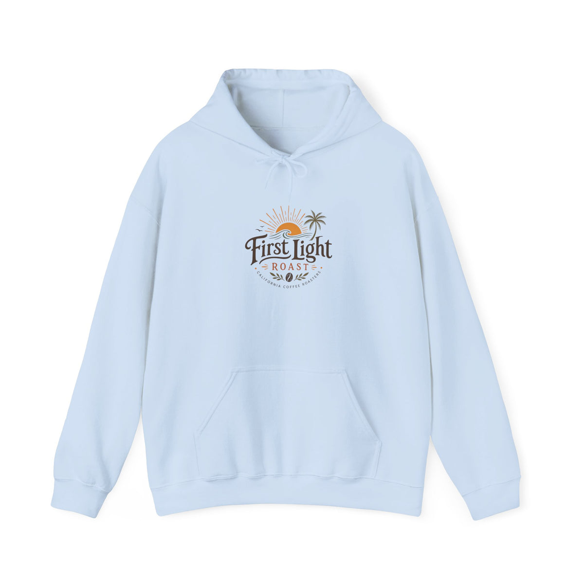 First Light Roast Hoodie — Sunrise Coffee Logo Pullover