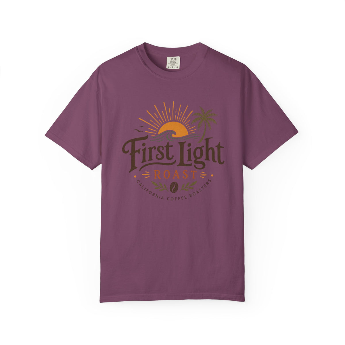 First Light Roast T-Shirt — Sunrise Coffee Logo Tee