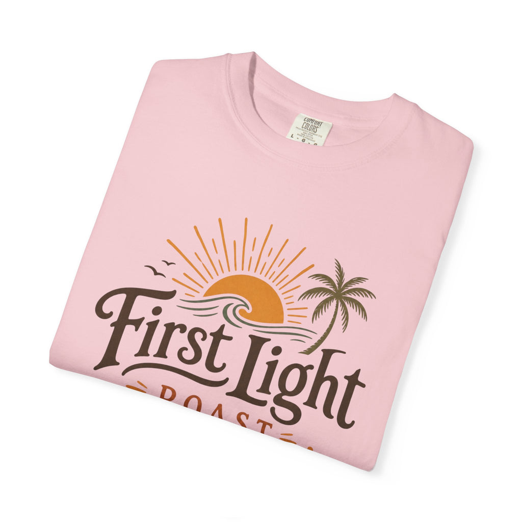 First Light Roast T-Shirt — Sunrise Coffee Logo Tee