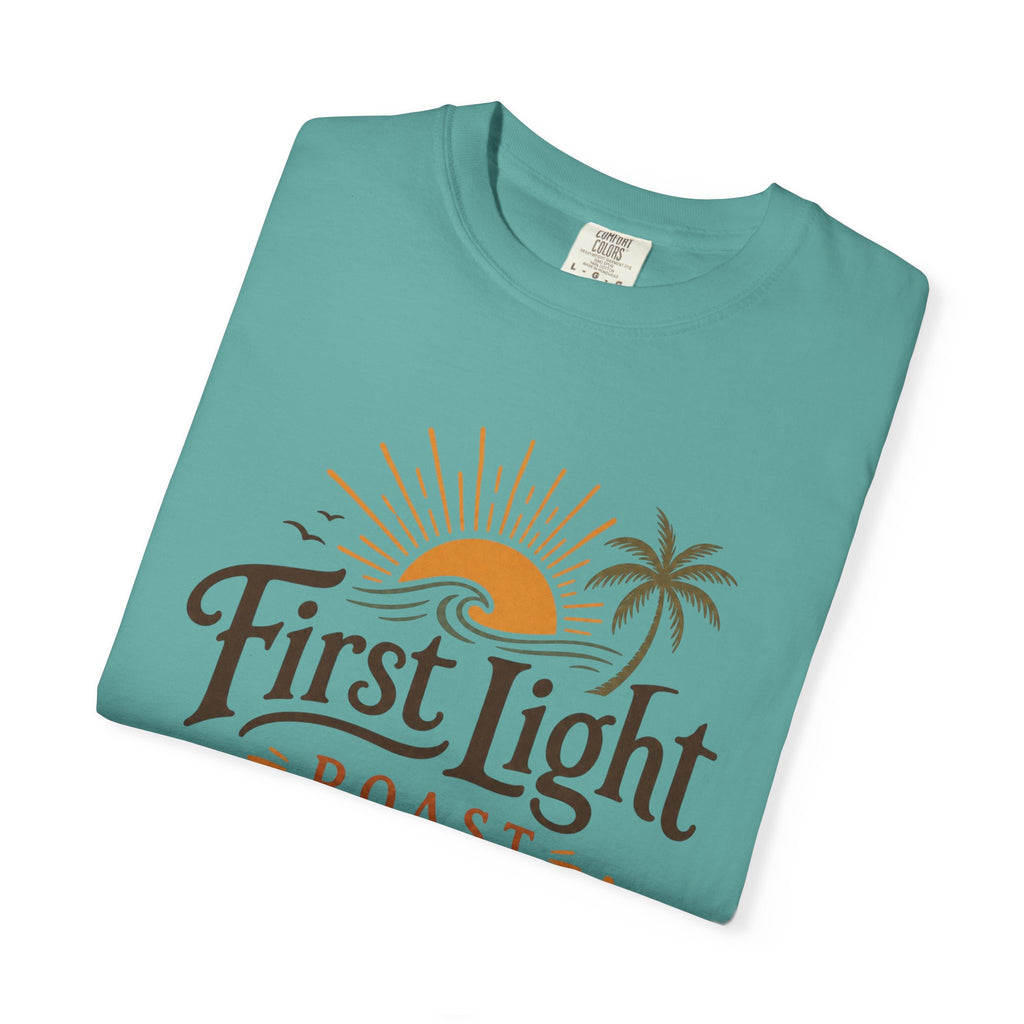 First Light Roast T-Shirt — Sunrise Coffee Logo Tee