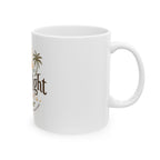 First Light Roast Ceramic Coffee Mug — Sunrise Beach Coffee Logo, 11oz & 15oz