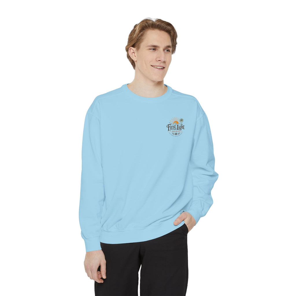 Sunrise First Light Sweatshirt — Cozy Inspirational Graphic Crewneck