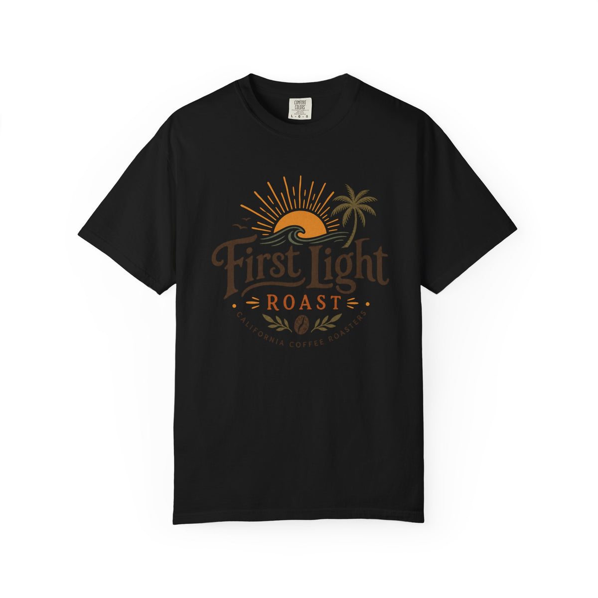 First Light Roast T-Shirt — Sunrise Coffee Logo Tee